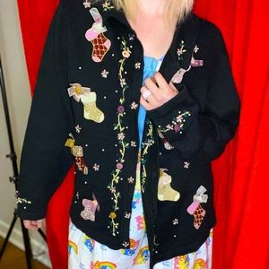 🎄Vintage stocking Christmas sweater🎄